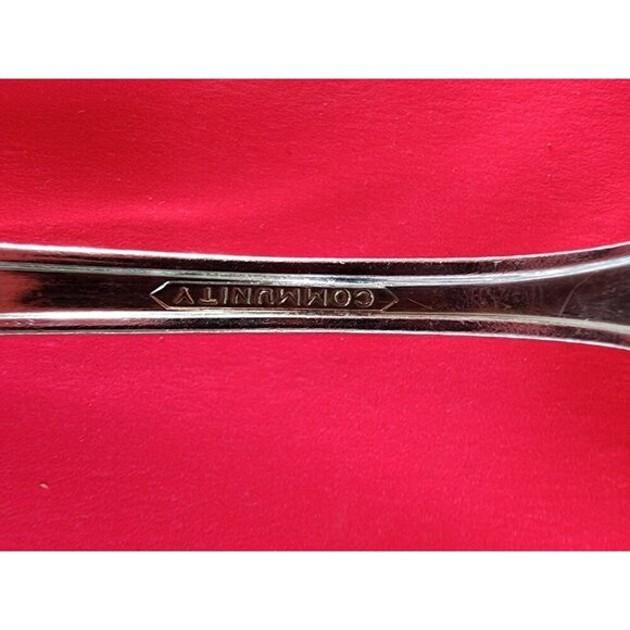Community Vintage Silverplate Table Spoons Set of 4 - Picture 4 of 4